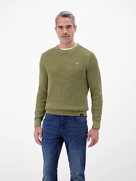 LERROS Strickpullover "Herren Crewneck-Stricker in Strukturqualität" günstig online kaufen