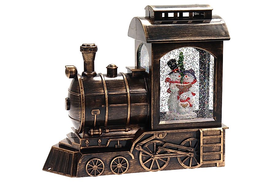 ELLUG Schneekugel winterliche Lokomotive als Spieluhr, günstig online kaufen