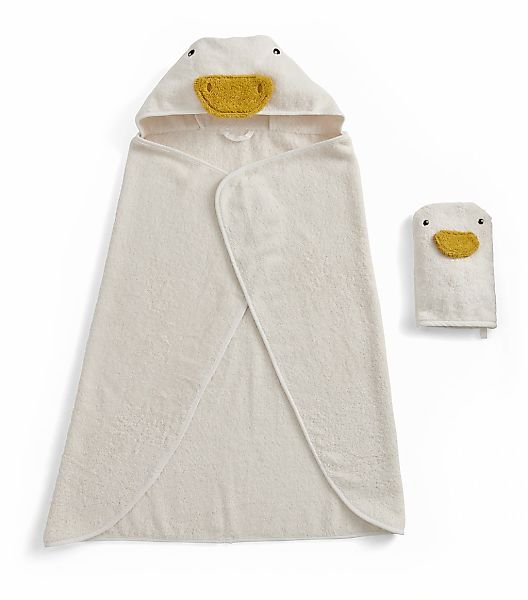 Christy Handtuch Set "Christy Baby Gans" Set 2 Stk. Walkfrottier 1 Kapuzen- günstig online kaufen