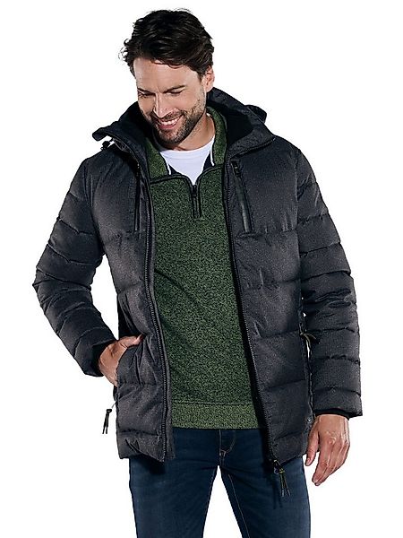 Engbers Langjacke Herren Steppjacke slim fit, Anthrazit günstig online kaufen
