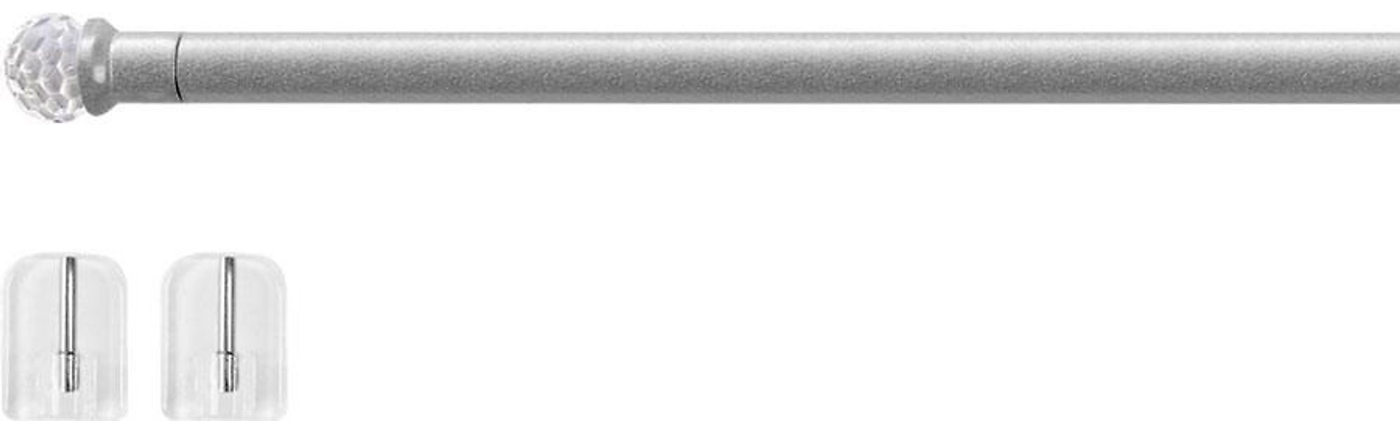 Good Life Vitragenstange "Crystal" Ø 10 mm 1 läufig-läufig ausziehbar günstig online kaufen