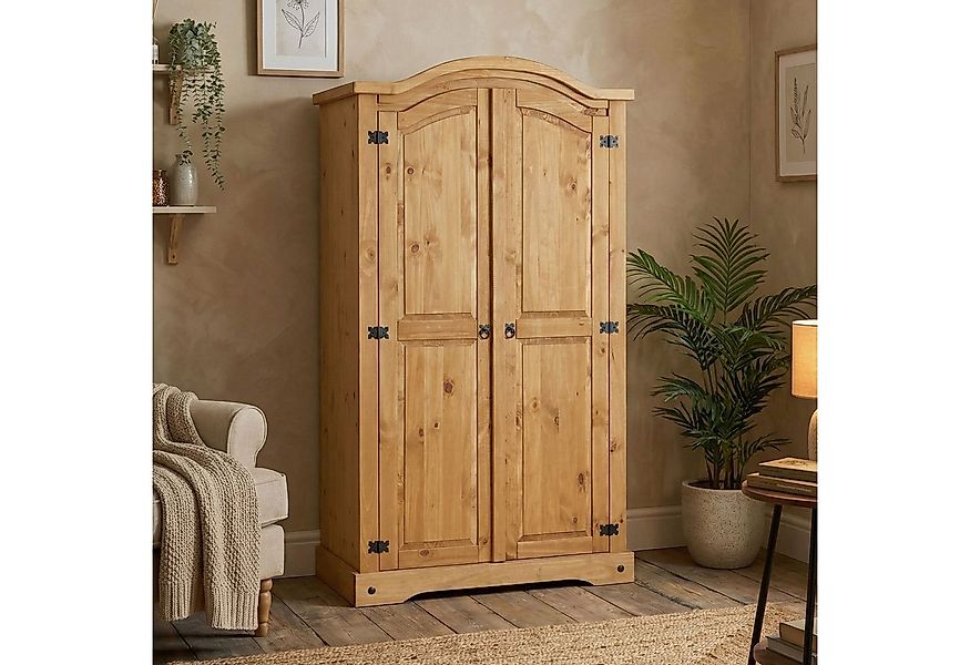 CARO-Möbel Kleiderschrank SALSA Garderobenschrank mit Kleiderstange aus Kie günstig online kaufen