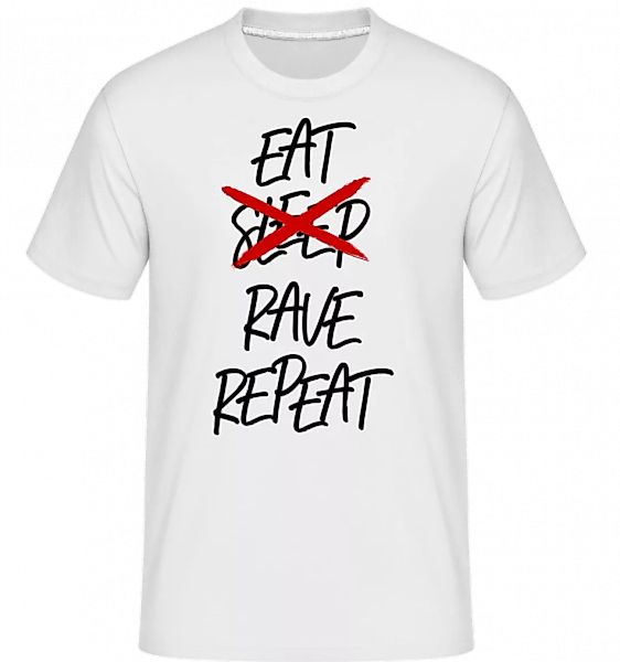 Eat Rave Repeat · Shirtinator Männer T-Shirt günstig online kaufen