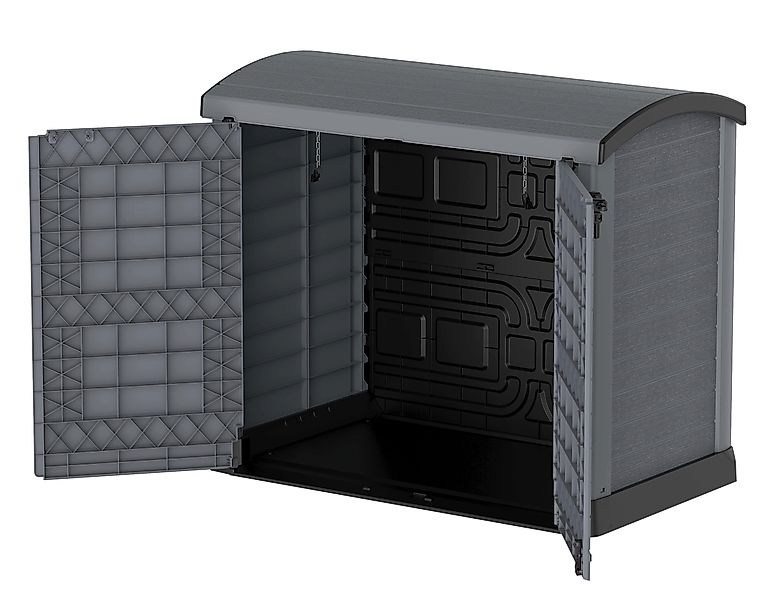 DURAMAX Gartenhaus DURAMAX Kunststoff-Aufbewahrungsbox 1200 Liter günstig online kaufen