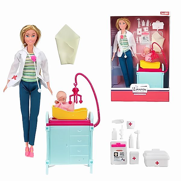 Toi-Toys Anziehpuppe Lauren Teenager-Puppe Arzt mit günstig online kaufen
