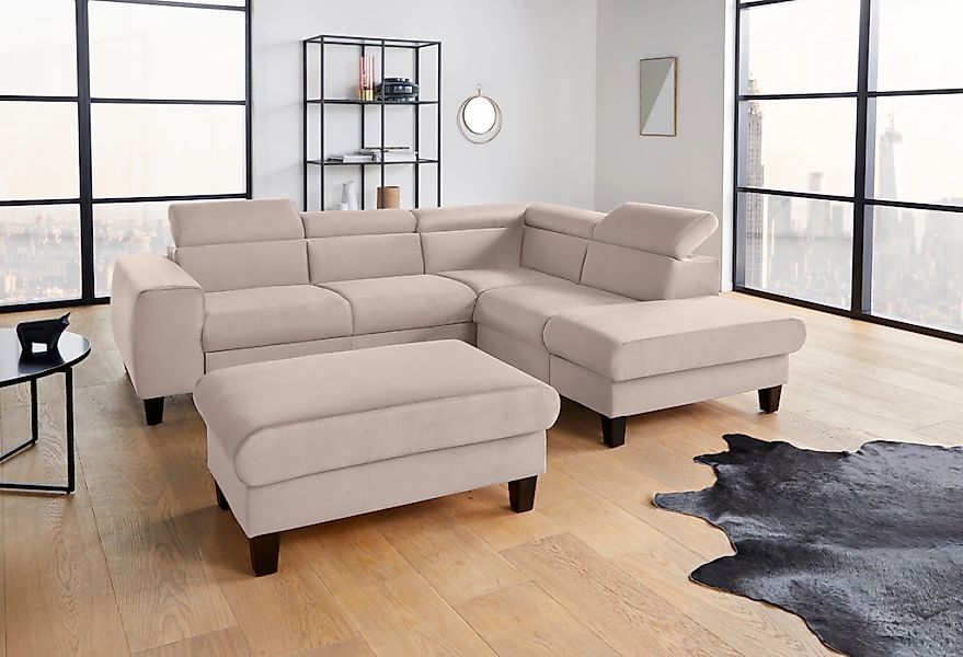 COTTA Polstergarnitur "Morven L-Form", (Set), Set bestehend aus: Ecksofa mi günstig online kaufen