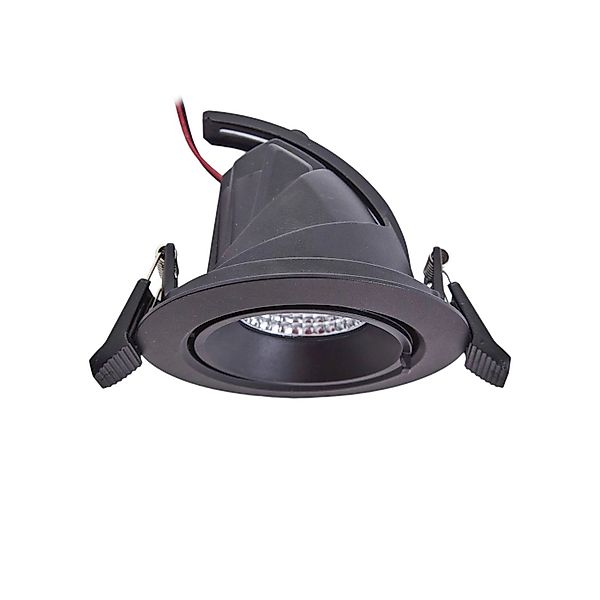 Arcchio LED Hochvolt Einbaustrahler Harcos 10017540 Modern in Schwarz aus A günstig online kaufen