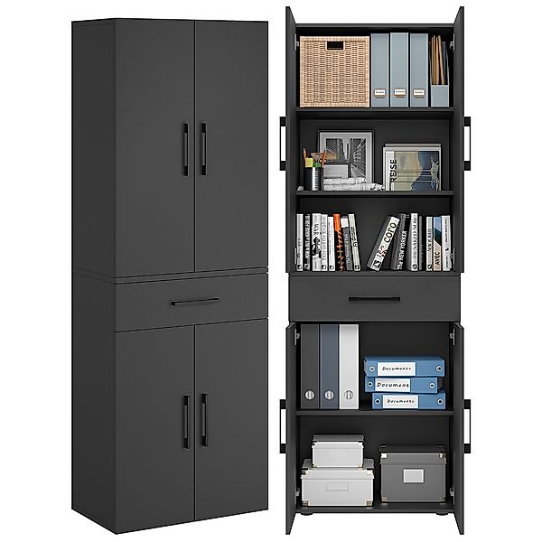 Bellamio Mehrzweckschrank Apol (Anthrazitschwarz) Aktenschrank mit günstig online kaufen