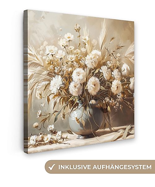 OneMillionCanvasses® Leinwandbild Blumen - Vase - günstig online kaufen