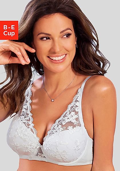 LASCANA mit Bügel in High-Apex-Schnittform aus Stickereispitze, sexy Dessou günstig online kaufen