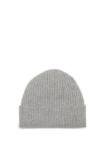 Calvin Klein Strickmütze CK METAL WOOL BEANIE aus weicher Wollmischung günstig online kaufen