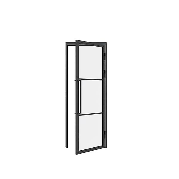 inova Loft Glastür 830 x 2040 mm Klarglas 3 Felder DIN Rechts Komplettset B günstig online kaufen