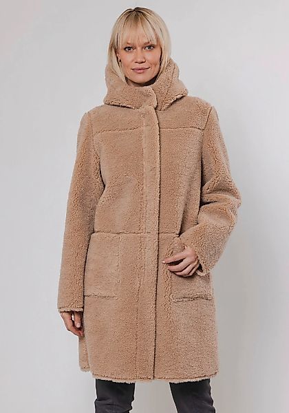Rino & Pelle Kurzmantel "ALINA" mit Kunstleder-Details günstig online kaufen