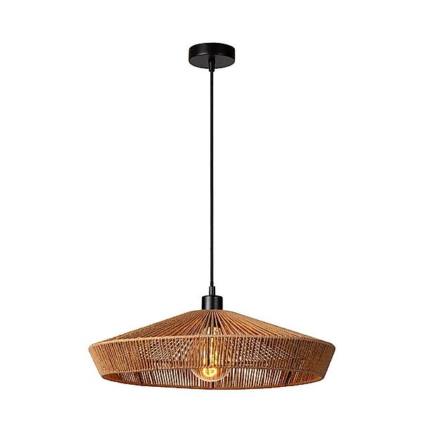 Pendelleuchte Yunkai in Natur-hell E27 500mm günstig online kaufen