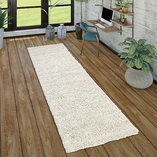 Paco Home Hochflor-Teppich »Sky 250«, rechteckig, 34 mm Höhe, gewebt, Uni-F günstig online kaufen