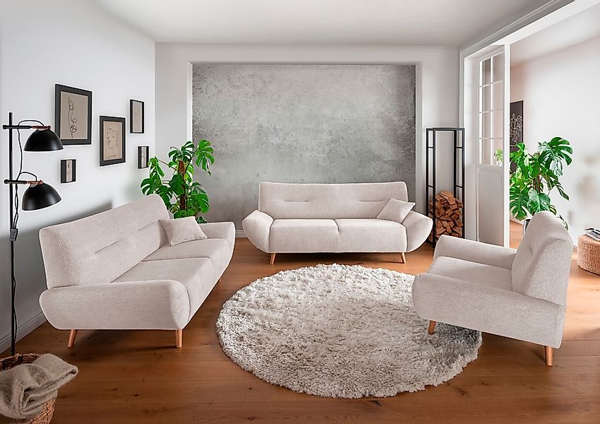 INOSIGN Polstergarnitur "Drago elegant und zeitlos, komfortabel, moderne Fo günstig online kaufen