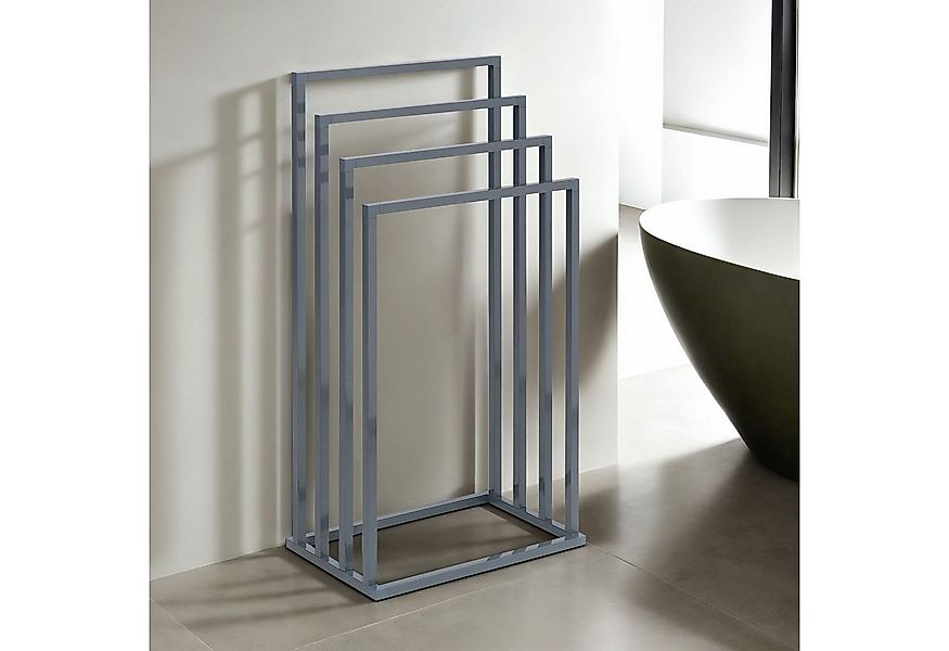 IDIMEX Handtuchständer SENZA, Handtuchständer mit 4 Stangen aus Metall pulv günstig online kaufen