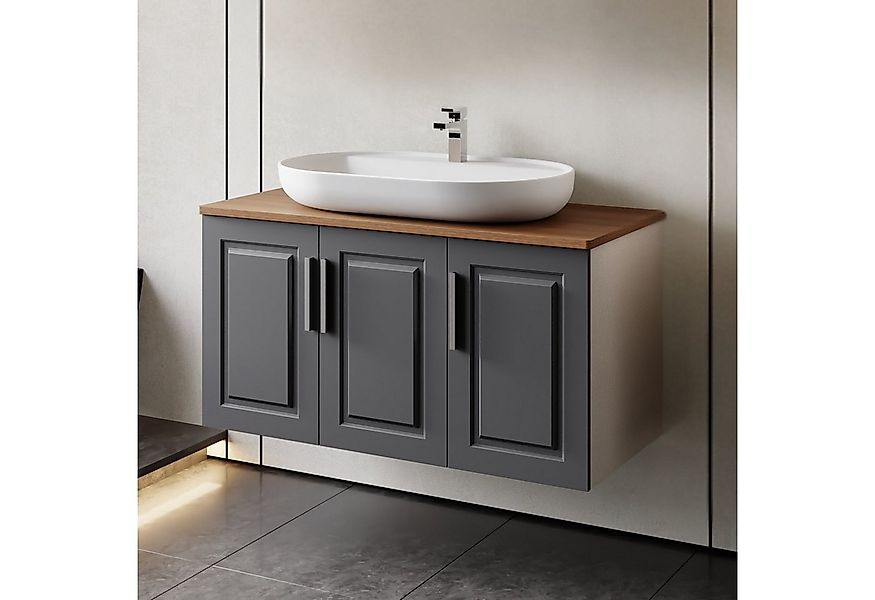 Karen Waschtisch-Set Waschtisch mit Unterschrank Arin Anthrazit, (Komplett- günstig online kaufen