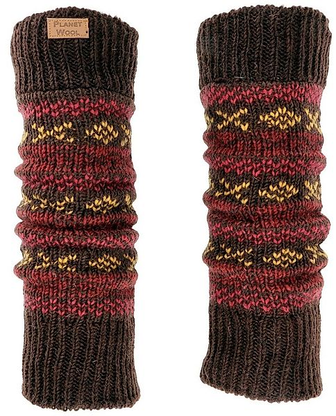 Guru-Shop Haussocken Wollstulpen aus Nepal, Beinstulpen mit Muster -.. günstig online kaufen