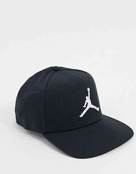 Nike – Jordan Pro Jumpman – Schwarze Snapback-Kappe günstig online kaufen