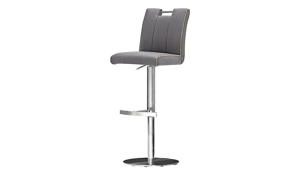 Barhocker  Anna ¦ grau ¦ Maße (cm): B: 42 H: 87 T: 51.0 Polstermöbel > Hock günstig online kaufen