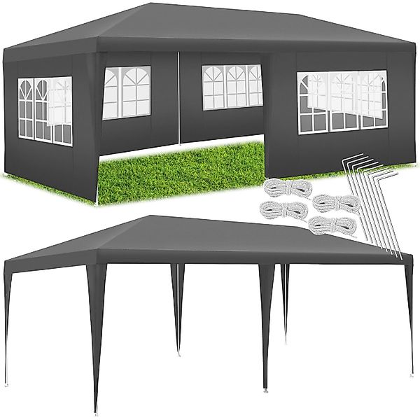 tectake Pavillon Terrassenüberdachung Vivara 6x3m mit günstig online kaufen