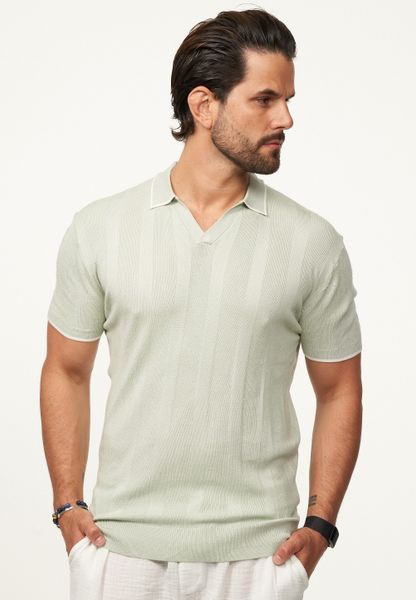 SOULSTAR Poloshirt mit offenem Kragen Herren günstig online kaufen