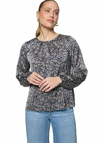 Zero Satinbluse "Damen mit Druck" günstig online kaufen