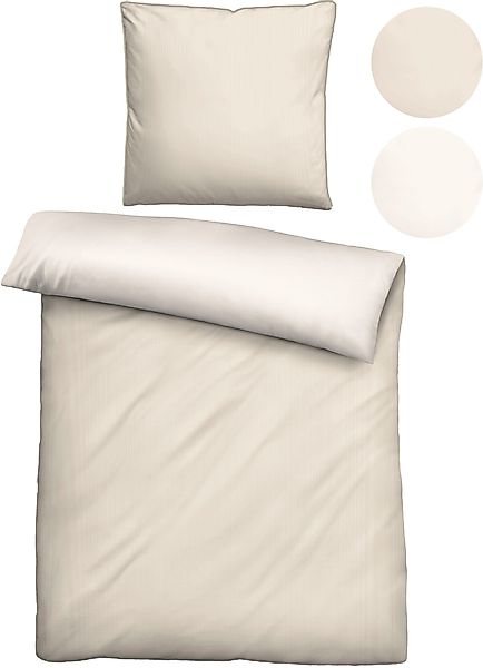 Biberna Wendebettwäsche Helena, Mako-Satin, 2 teilig, günstig online kaufen