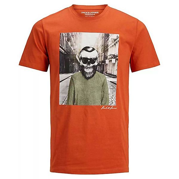 Jack & Jones Skulling Crew Neck Kurzärmeliges T-shirt M Burnt Ochre / Regul günstig online kaufen