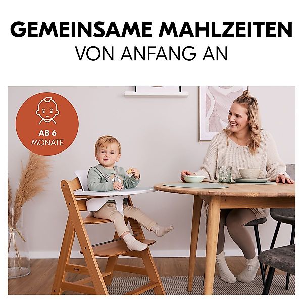 Hauck Hochstuhl Beta Plus Whitewashed, Kinderhochstuhl günstig online kaufen