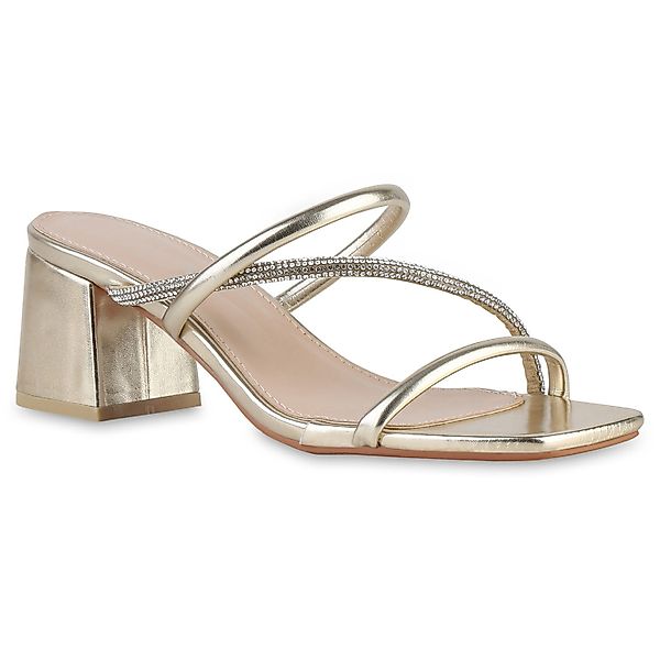 VAN HILL 841540 Sandalette Damen Pantoletten günstig online kaufen