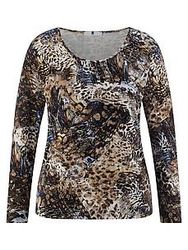 Rundhals-Shirt Anna Aura beige günstig online kaufen