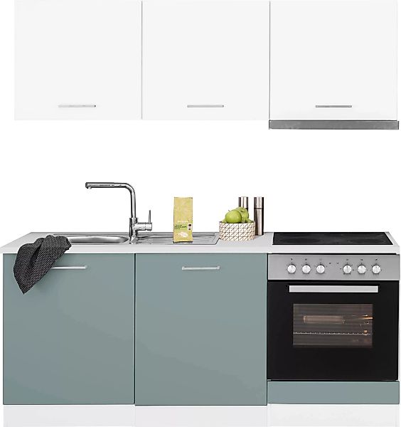 HELD MÖBEL Küchenzeile »Visby«, mit E-Geräten, Breite 180 cm günstig online kaufen