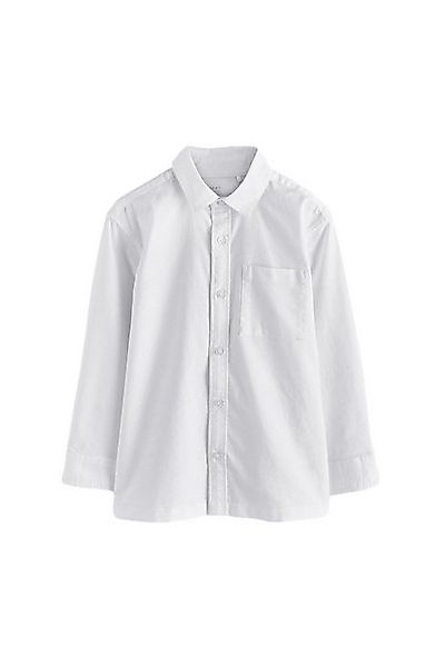 Next Langarmhemd Relaxed Fit Oxford-Hemd aus 100 % Baumwolle (1-tlg) günstig online kaufen