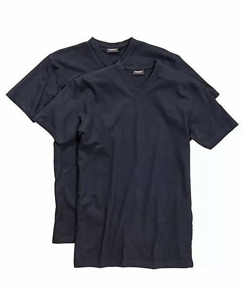 redfield V-Shirt Doppelpack T-Shirts mit V-Ausschnitt von Redfield, navy günstig online kaufen