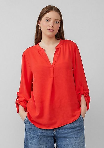 QS Langarmbluse Bluse Tunikabluse mit Ärmeln zum Krempeln günstig online kaufen