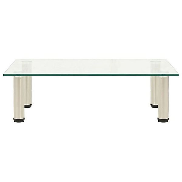 vidaXL TV-Schrank TV-Tisch 60x35x17 cm Transparentes Hartglas günstig online kaufen