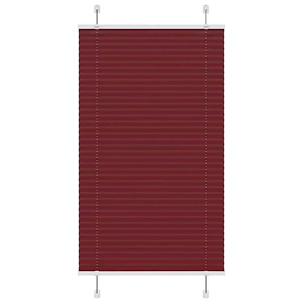 vidaXL Plissee Bordeauxrot 70x150 cm Stoffbreite 69,4 cm Polyester 4015239 günstig online kaufen