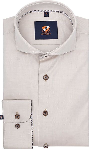 Suitable Hemd Beige - Größe 40 günstig online kaufen