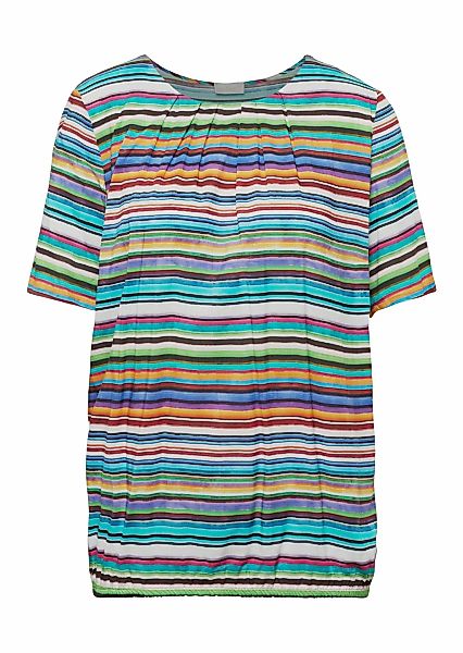 GOLDNER Druckbluse "Farbbrillante Druckbluse mit liebevollen Details" günstig online kaufen