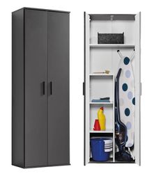 mokebo Besenschrank in Anthrazit Der Lange Haushaltsschrank Putzschrank ode günstig online kaufen