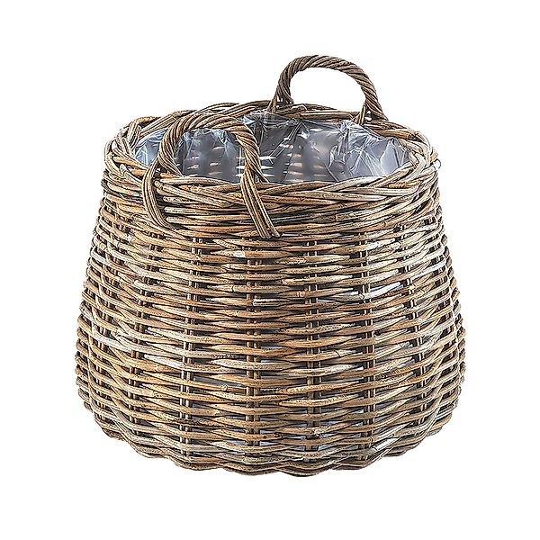 Kobolo Pflanzkübel Pflanzkorb Rattan - rund günstig online kaufen