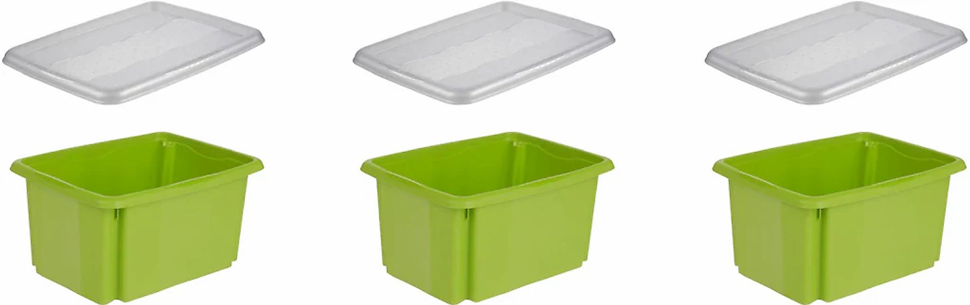 keeeper Organizer "emil", (Set, 3 St.), Aufbewahrungsbox, 15 L, mit Deckel, günstig online kaufen