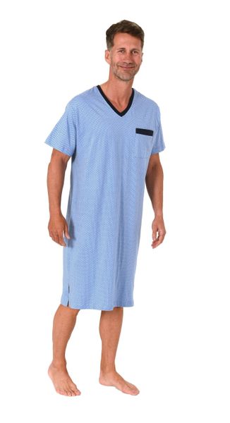 Normann Pyjama Normann Herren kurzarm Nachthemd günstig online kaufen