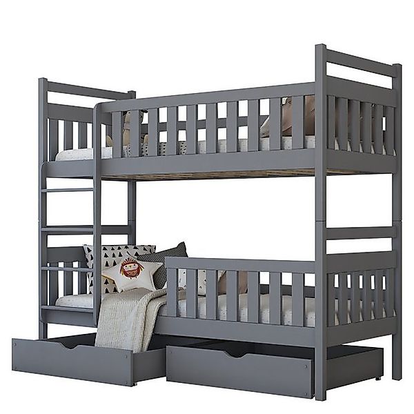 MIRJAN24 Etagenbett Monika (Lattenroste Flex, 2x Bettschublade), Bett aus K günstig online kaufen