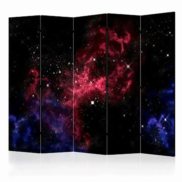 artgeist Paravent space - stars II [Room Dividers] mehrfarbig Gr. 225 x 172 günstig online kaufen