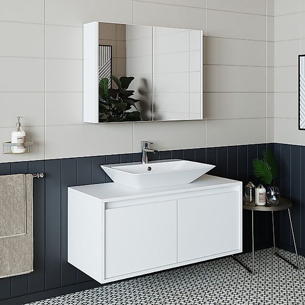 Roomart Badmöbel-Set ATL-3TLG-100, (Badezimmermöbel Set Unterschrank günstig online kaufen