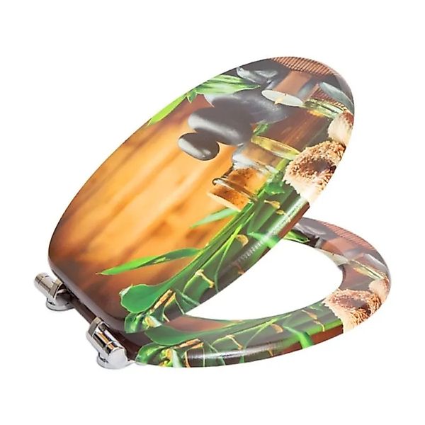 SINOBATH WC Sitz Mit Absenkautomatik MDF Holzkern H167 günstig online kaufen