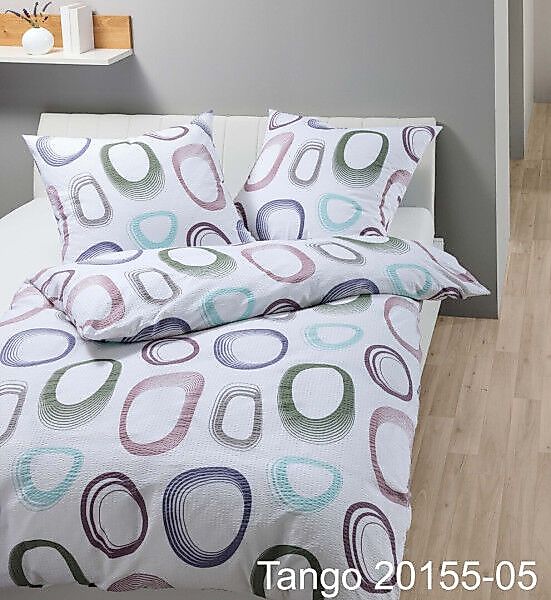 Janine Wendebettwäsche "TANGO20155 02 135X200,80x80" mit Reißverschluss günstig online kaufen